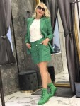 Буклен комплект с пола в зелено