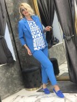 Цветен комплект с брошка 3