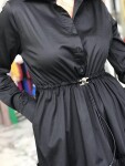 Стилна черно рокля