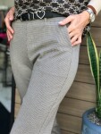 Панталон KIM в кафяв пепит