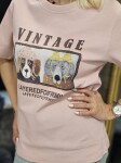 Тениска VINTAGE Pink