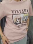 Тениска VINTAGE Pink