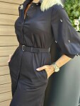 Рокля COTTON Black  3