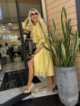 Рокля EFIR Yellow
