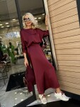 Пола Satin Bordo