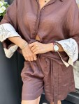 Комплект Linen Dark Brown