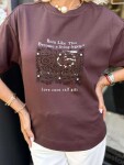 Тениска Like This Brown