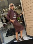 Комплект VOGUE от три части в кафяво