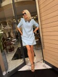Рокля Blue с якичка