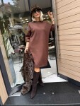 Рокля Basic Brown