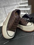 Обувки LEATHER Brown