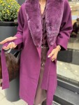 Палто  Luxury Purple