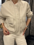 Яке Leather Beige