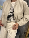 Яке Leather Beige