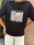 Тениска Like This Black