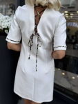 Рокля White с якичка