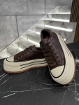 Обувки LEATHER Brown