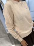 Пуловер от ангора W Light Beige