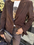 Сако DARK BROWN Leather