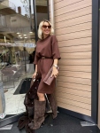 Рокля Basic Brown