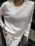 Пуловер White Pearl