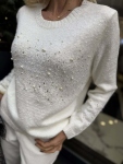 Пуловер White Pearl