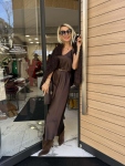 Рокля Satin Brown