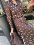 Рокля DOTS Brown