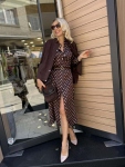 Рокля DOTS Brown