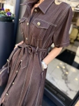 Рокля DENIMA Brown