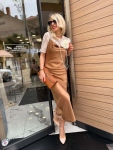 Рокля Satin Caramel