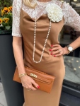 Рокля Satin Caramel