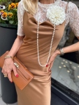 Рокля Satin Caramel
