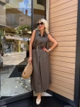 Рокля Safari Olive