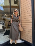 Рокля Safari Olive