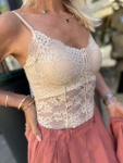 Топ Flora Beige