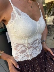 Топ Flora Ecru