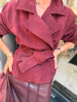 Яке BURGUNDY Velvet