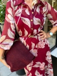 Рокля Peony Wine