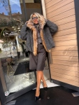 Палто FOX Dark Grey