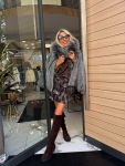 Бомбър FUR Grey