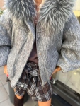 Бомбър FUR Grey