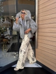 Бомбър FUR Light Grey