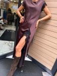 Рокля Brown Party Dress