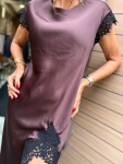 Рокля Brown Party Dress