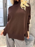 Пуловер Over Love Dark Brown