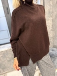 Пуловер Over Love Dark Brown