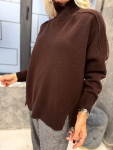 Пуловер Over Love Dark Brown