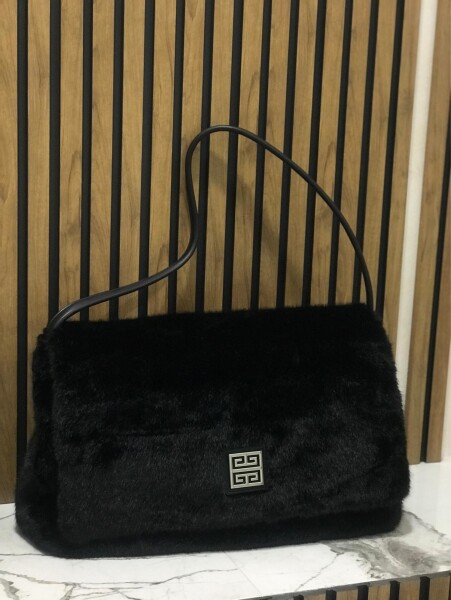 Пухена чанта Luxury Black 1